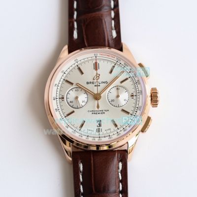 GF Factory Replica Breitling Premier B01 Chronograph Watch Rose Gold 42MM